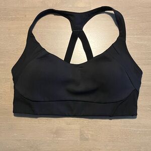 Avia Black Racerback Sports Bra Size Large